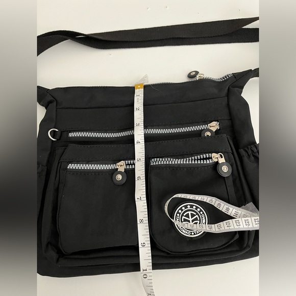 Black Crossbody Bag with Logo - Picture 8 of 8